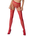 Эротические колготки Passion S003 Красные S/M/L