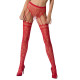 Эротические колготки Passion S003 Красные S/M/L