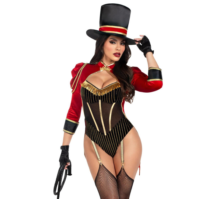 Костюм циркачки Leg Avenue Ravishing Ringmaster Bodysuit XS