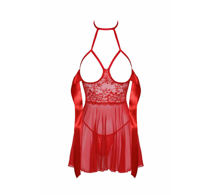 Бебі-дол Noir Handmade Kissable Sexy Kiss Babydoll Red S/M