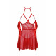 Бебі-дол Noir Handmade Kissable Sexy Kiss Babydoll Red S/M