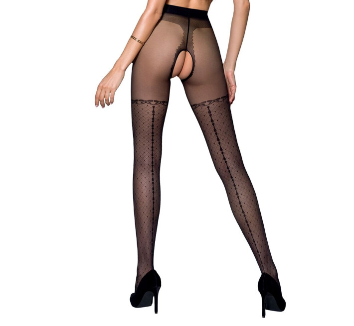 Колготки з відкритим доступом Passion TIOPEN 014 black 5 (20 den)