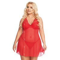Пеньюар SoftLine Berta Червоний 3XL