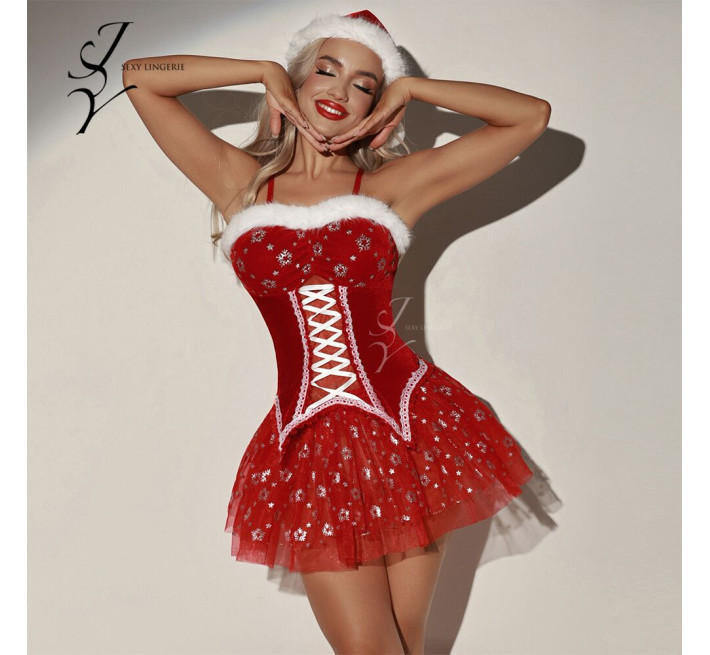 Эротический новогодний костюм JSY 5911 One Size