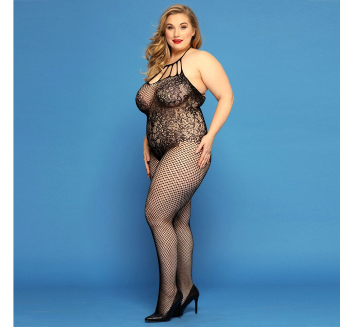 Бодистокинг JSY P91168 Черный Plus Size