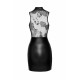 Платье Noir Handmade F241 Short dress with powerwetlook skirt and tulle top, M