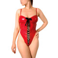 Сексуальное лакированное боди Art of Sex - Josephine красное L