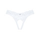 Кружевная танга Obsessive Heavenlly crotchless thong XL/2XL, с доступом
