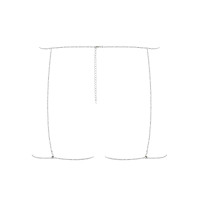 Ланцюжок-гартери з каменями Obsessive Bijou 905 Ланцюжок-гартери з каменями Obsessive Bijou 905