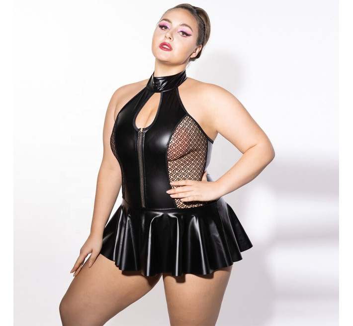 Боди JSY P61158 Black Plus Size