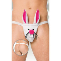 Труси SoftLine Заєць Thong 4442 S/L Білі Труси SoftLine Заєць Thong 4442 S/L Білі