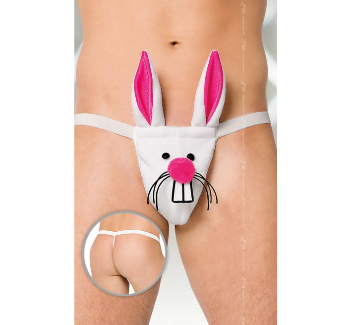 Труси SoftLine Заєць Thong 4442 S/L Білі