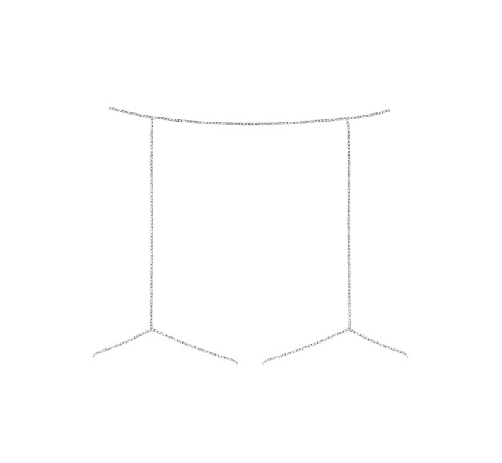 Ланцюжок-гартери з каменями Obsessive Bijou 905