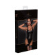 Боді з мокрим ефектом Noir Handmade F244 Powerwetlook body with high cut bottom hem, M