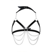 Жіноча портупея Art of Sex - Louise чорна XS-2XL, екошкіра Жіноча портупея Art of Sex - Louise чорна XS-2XL, екошкіра