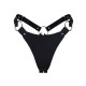 Трусики из натуральной кожи Feral Feelings - String Bikini Black
