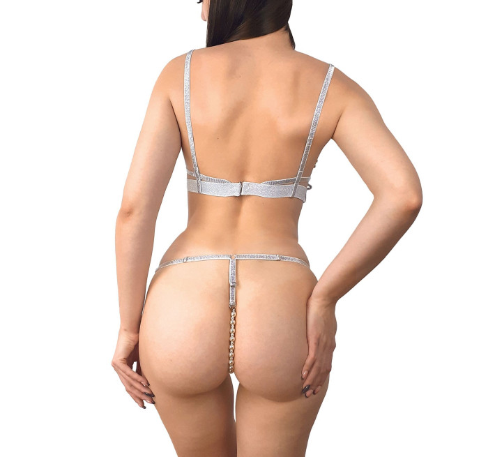 Сексуальний набір білизни Art of Sex - Sweet Angel, розмір L-2XL, колір білий