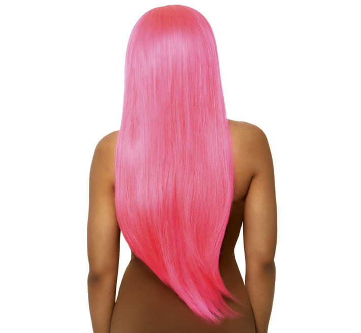 Перука Leg Avenue 33″ Long straight center part wig neon pink