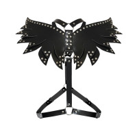 Жіноча портупея Art of Sex - Wings чорна XS-M, екошкіра Жіноча портупея Art of Sex - Wings чорна XS-M, екошкіра