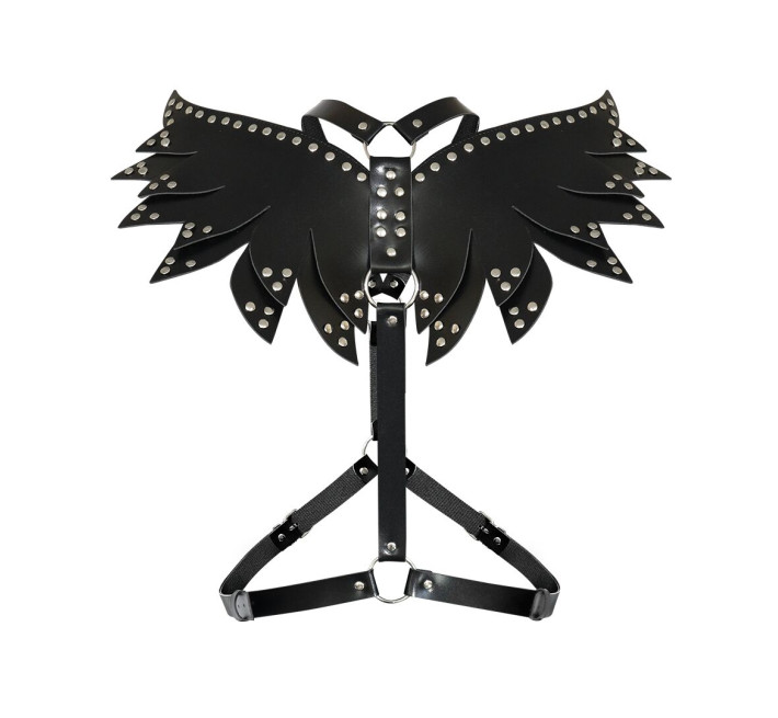 Жіноча портупея Art of Sex - Wings чорна XS-M, екошкіра