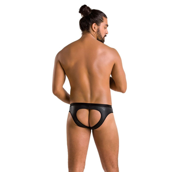 Слипы мужские с вырезами Passion 041 Slip Joe Black S/M