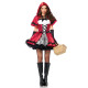 Эротический костюм Красной шапочки Leg Avenue Gothic Red Riding Hood L, платье, накидка