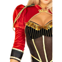 Костюм циркачки Leg Avenue Circus Ringmaster Diva Catsuit L