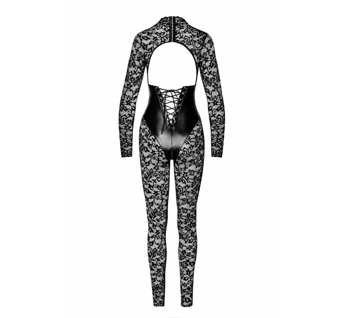 Комбинезон Noir Handmade F299 Enigma, M, кружево, длинный рукав, имитация корсета, доступ