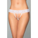Жіночі стрінги SoftLine G-String 2482 Білі M/L