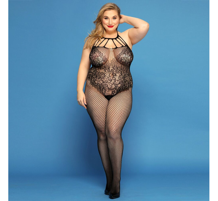 Бодистокинг JSY P91168 Черный Plus Size