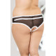 Жіночі стрінги SoftLine String 2471 Plus Size Чорні XXL
