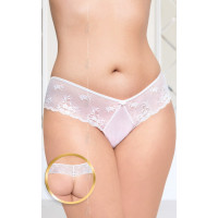 Трусики SoftLine G-string 2420 Plus Size XXL Білі Трусики SoftLine G-string 2420 Plus Size XXL Білі