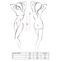 Красива нічна сорочка Passion Erotic Line HAYLIN CHEMISE L/XL Чорна