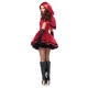 Эротический костюм Красной шапочки Leg Avenue Gothic Red Riding Hood L, платье, накидка