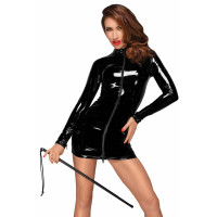 Платье с мокрым эффектом Noir Handmade F187 PVC mini dress, S