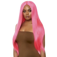 Перука Leg Avenue 33″ Long straight center part wig neon pink Перука Leg Avenue 33″ Long straight center part wig neon pink