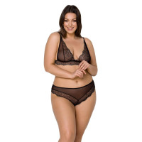 Комплект білизни Passion Amberly Set black 4XL/5XL