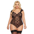 Боді SoftLine Dora Чорне 2XL