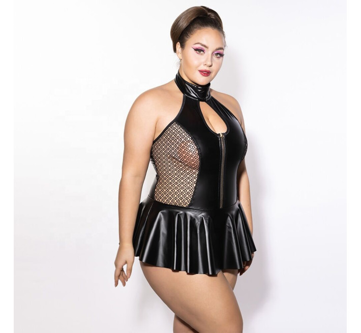 Боди JSY P61158 Black Plus Size