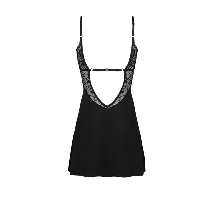 Сорочка Obsessive Bellastia chemise & thong XS/S