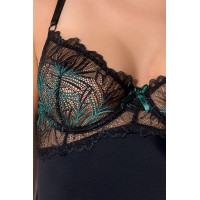 Боді Passion FLORIS BODY Чорний S/M