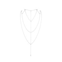 Цепочка для спины Bijoux Indiscrets Magnifique Back and Cleavage Chain Серебристая