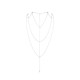 Цепочка для спины Bijoux Indiscrets Magnifique Back and Cleavage Chain Серебристая