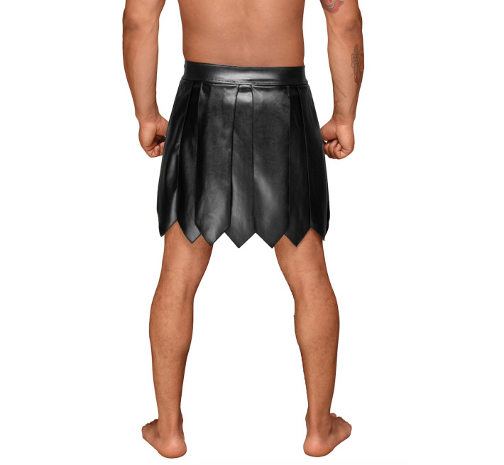 Чоловіча спідниця гладіатора Noir Handmade H053 Eco leather men's gladiator skirt, S, екошкіра