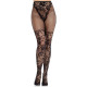 Колготки Leg Avenue Dahlia Lace Tights with Net Thigh Detail One Size
