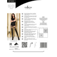 Щільні панчохи Passion ST100 1/2 Чорні