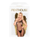 Бодистокинг на одно плечо Penthouse Fancy Dope Черный XL