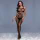 Бодістокінг JSY 7962 із силуетним дизайном Black One Size