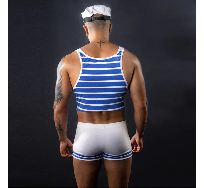 Еротичний костюм моряка JSY «Милашка Нік» One Size, топ, шорти, кепка