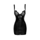 Платье с мокрым эффектом Noir Handmade F254 Powerwetlook mini-dress, M